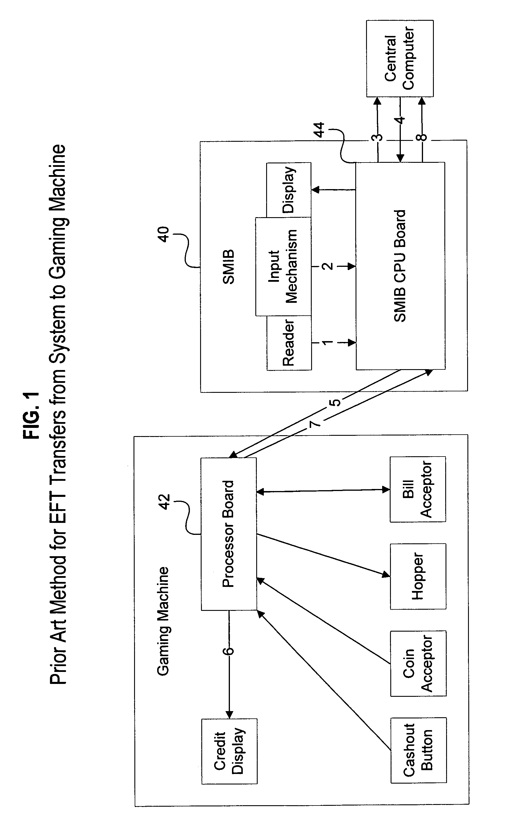 Cashless gaming apparatus, system, and method of use