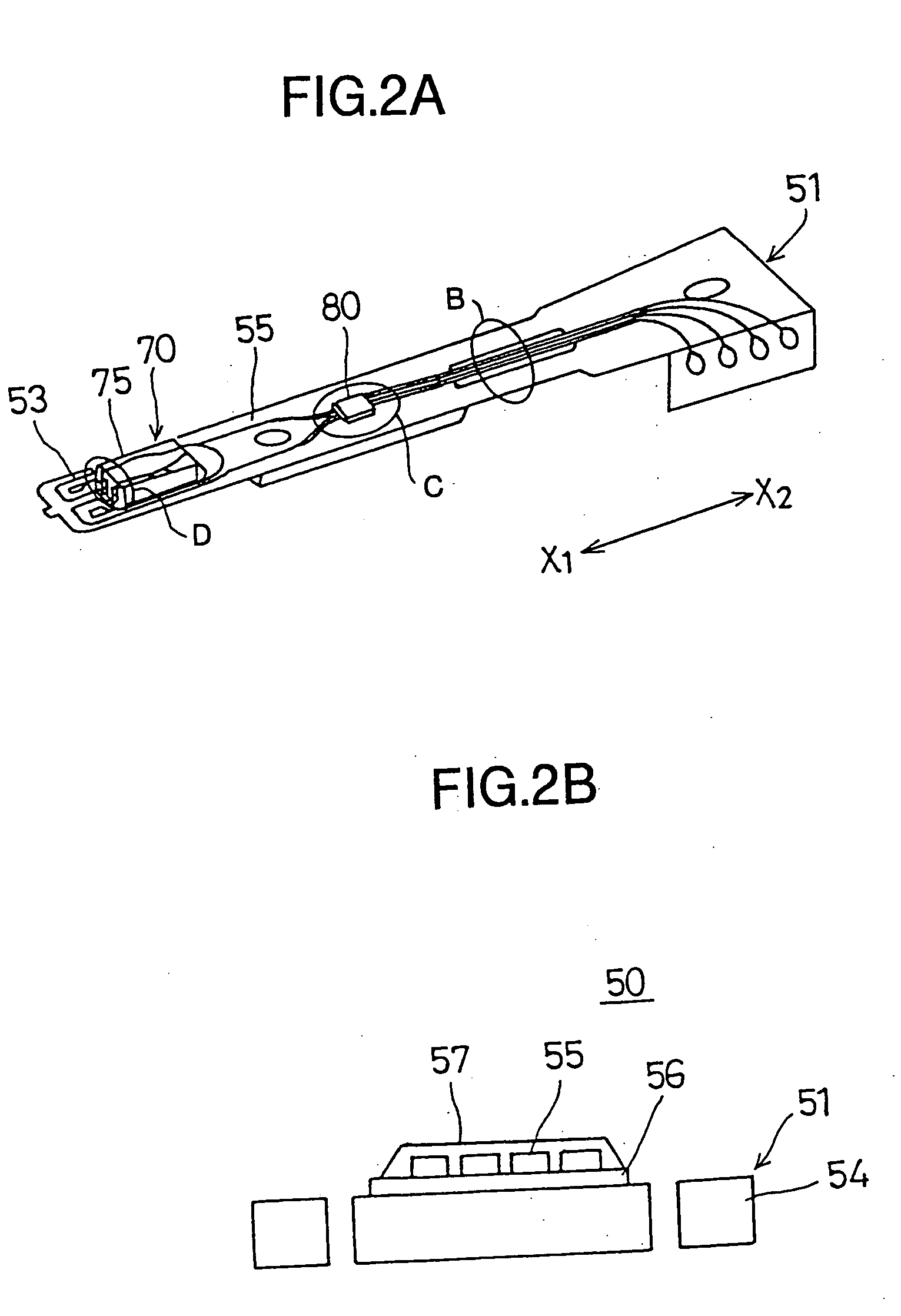 Head assembly, disk unit, and bonding method and apparatus