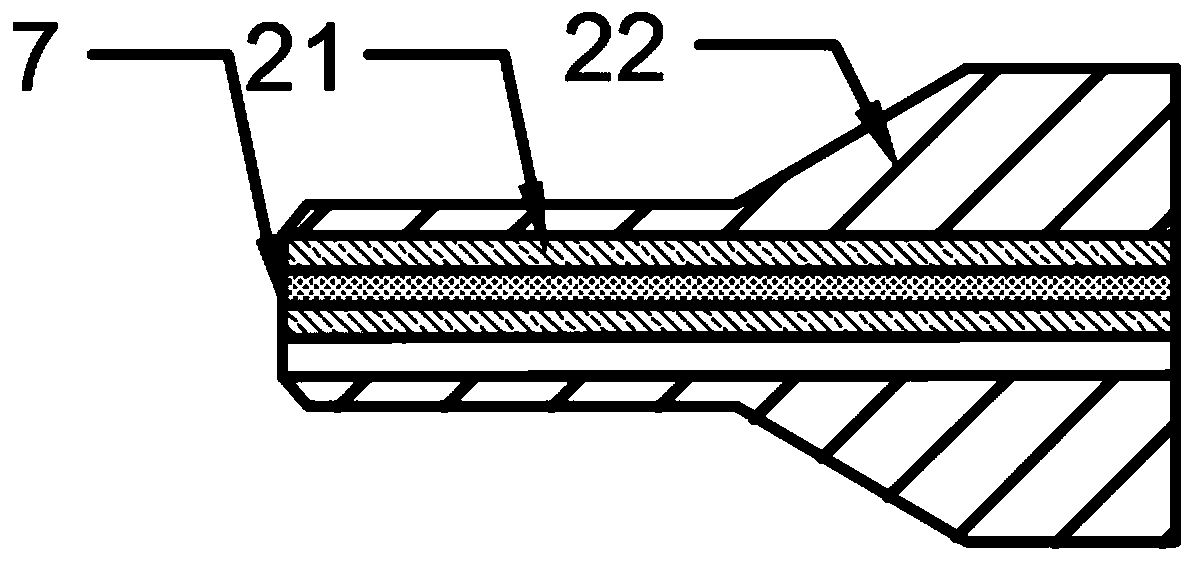 A packaging structure and method of an optical fiber Fab sensor for temperature measurement in nuclear facilities