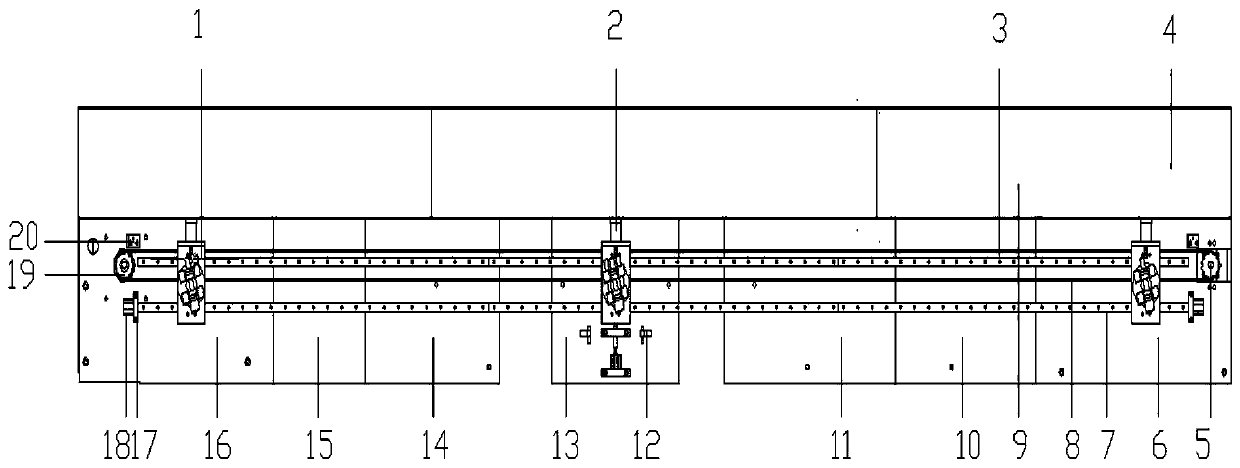 A three-coordinate multi-station automatic measuring device and method