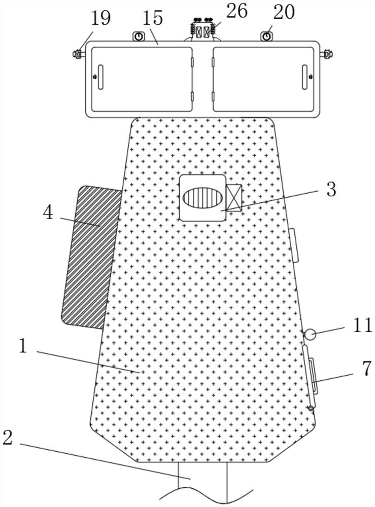 Environment-friendly waste gas adsorption treatment device capable of being automatically operated for chemical equipment