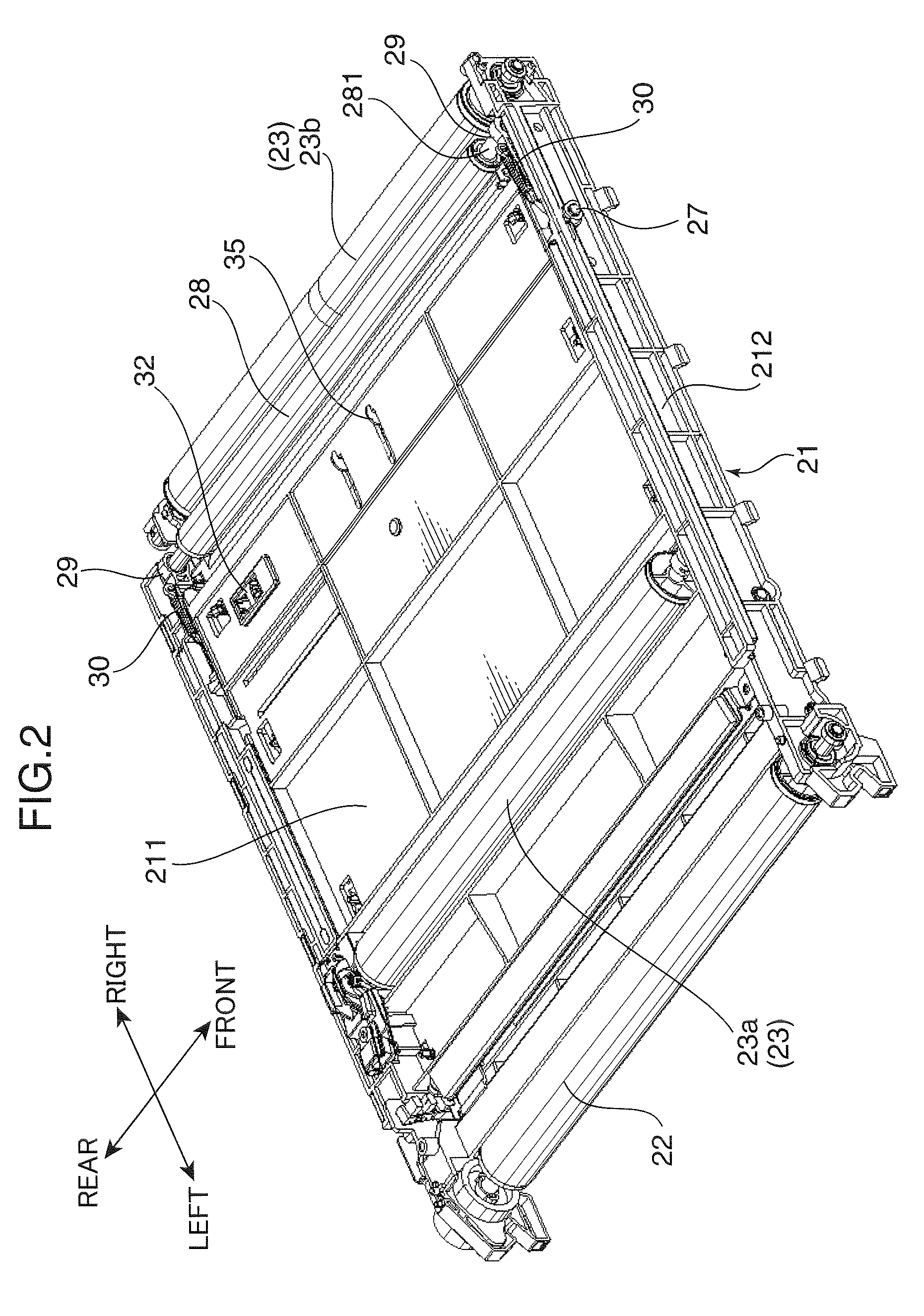 Transfer belt device and image forming apparatus provided with the same