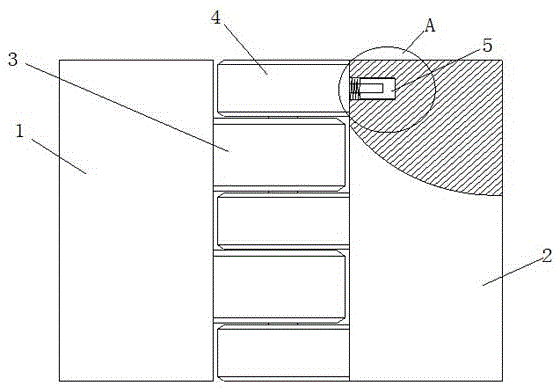 Carbon fiber high-strength shock-resistant hinge