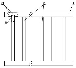 Stamping assembly type guardrail and assembling equipment thereof