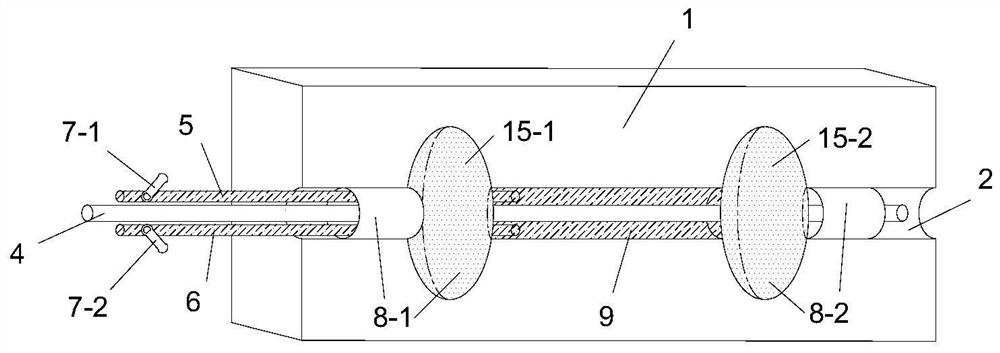 A gas extraction borehole plugging device and using method