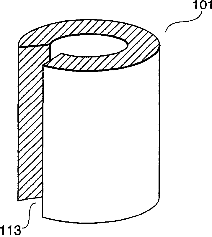 High-frequency current supressor capable of being readily attached to cable or like and earphone system using same