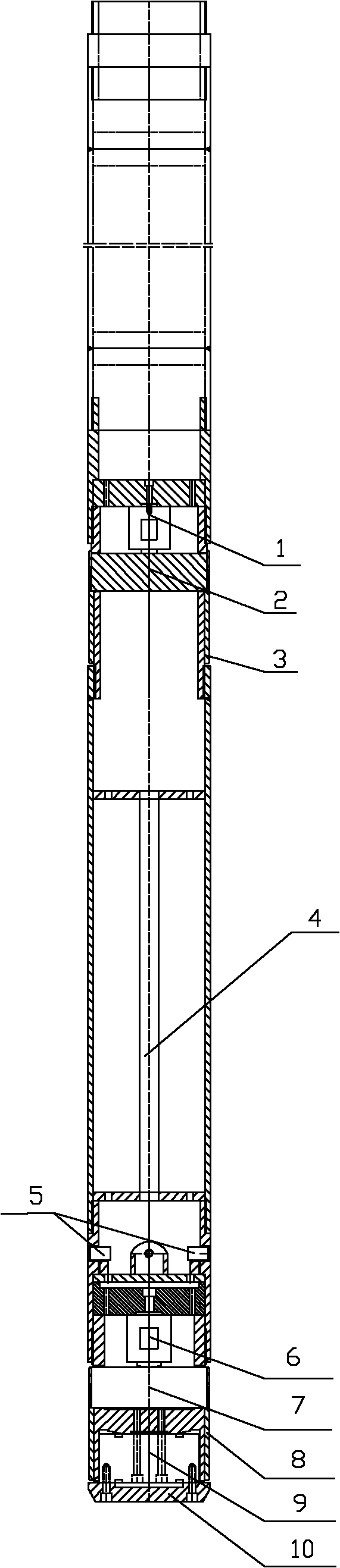 Soil body in situ test device and test method applying same