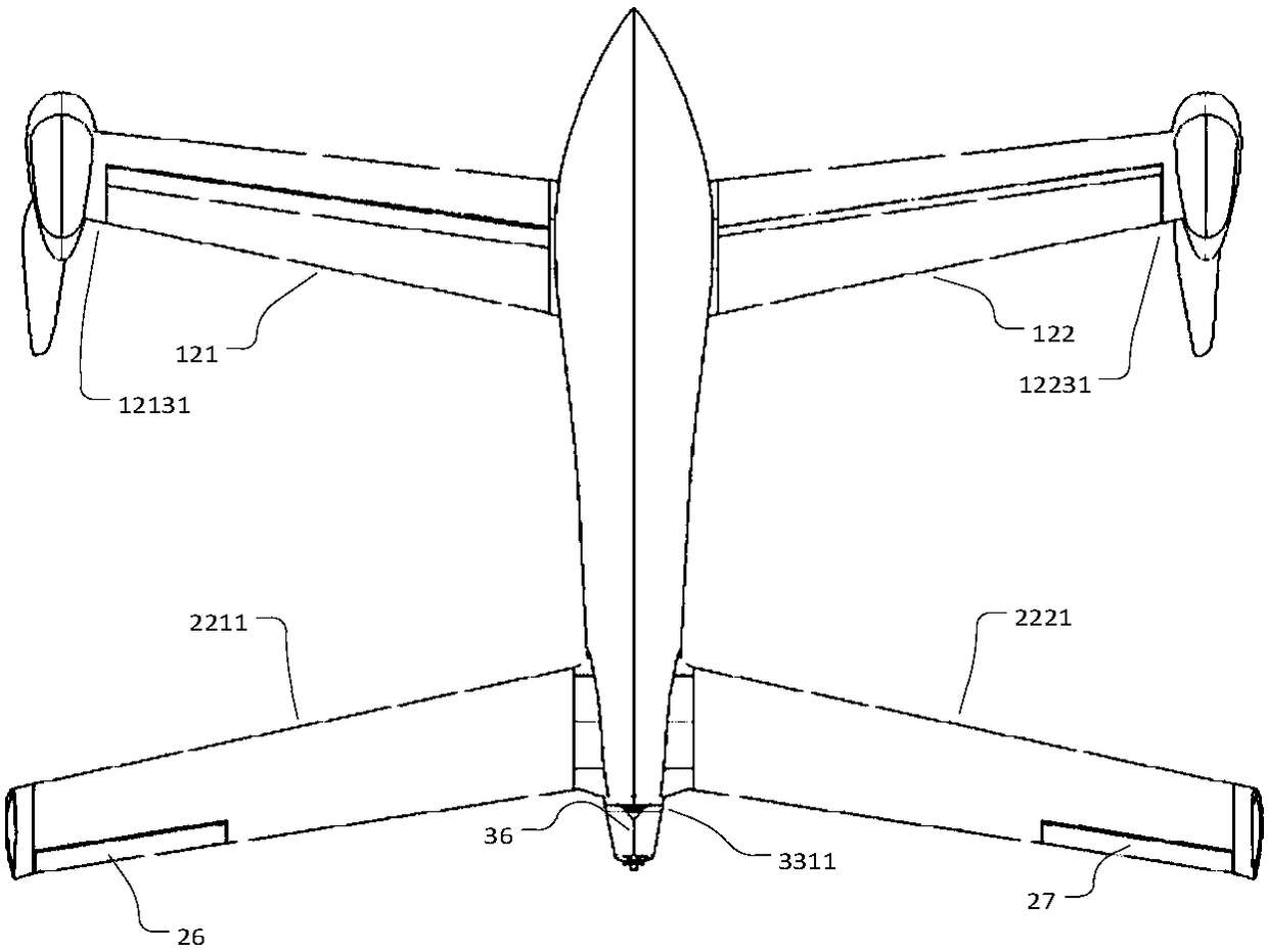 Wingtip rotor wing applied to unmanned aerial vehicle