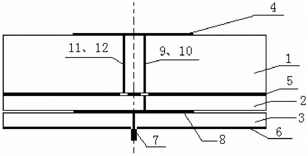 A Microstrip Antenna Using a Parasitic Feed Metal Post