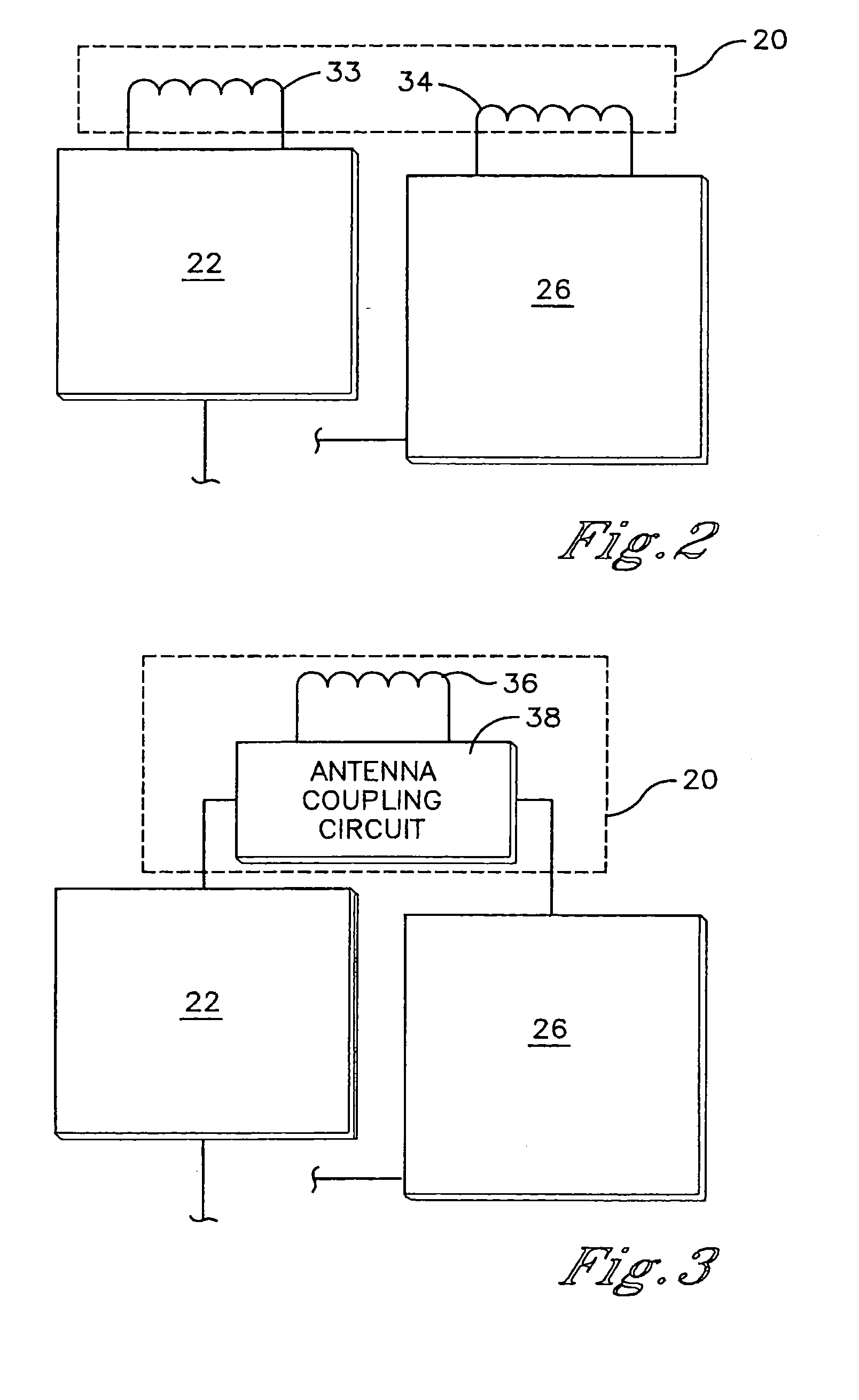 Switched capacitance method for the detection of, and subsequent communication with a wireless transponder device using a single antenna
