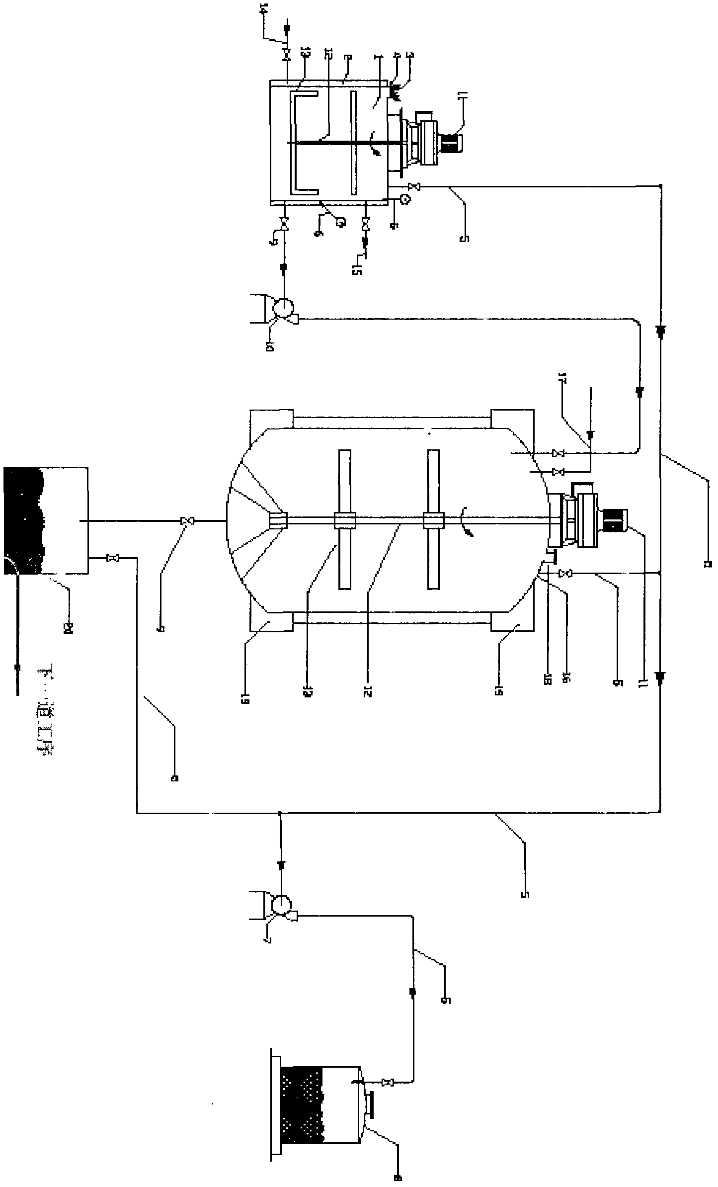 Complete equipment for preparing intermediate phase carbon microball as well as catalyst pretreatment device and preparation method