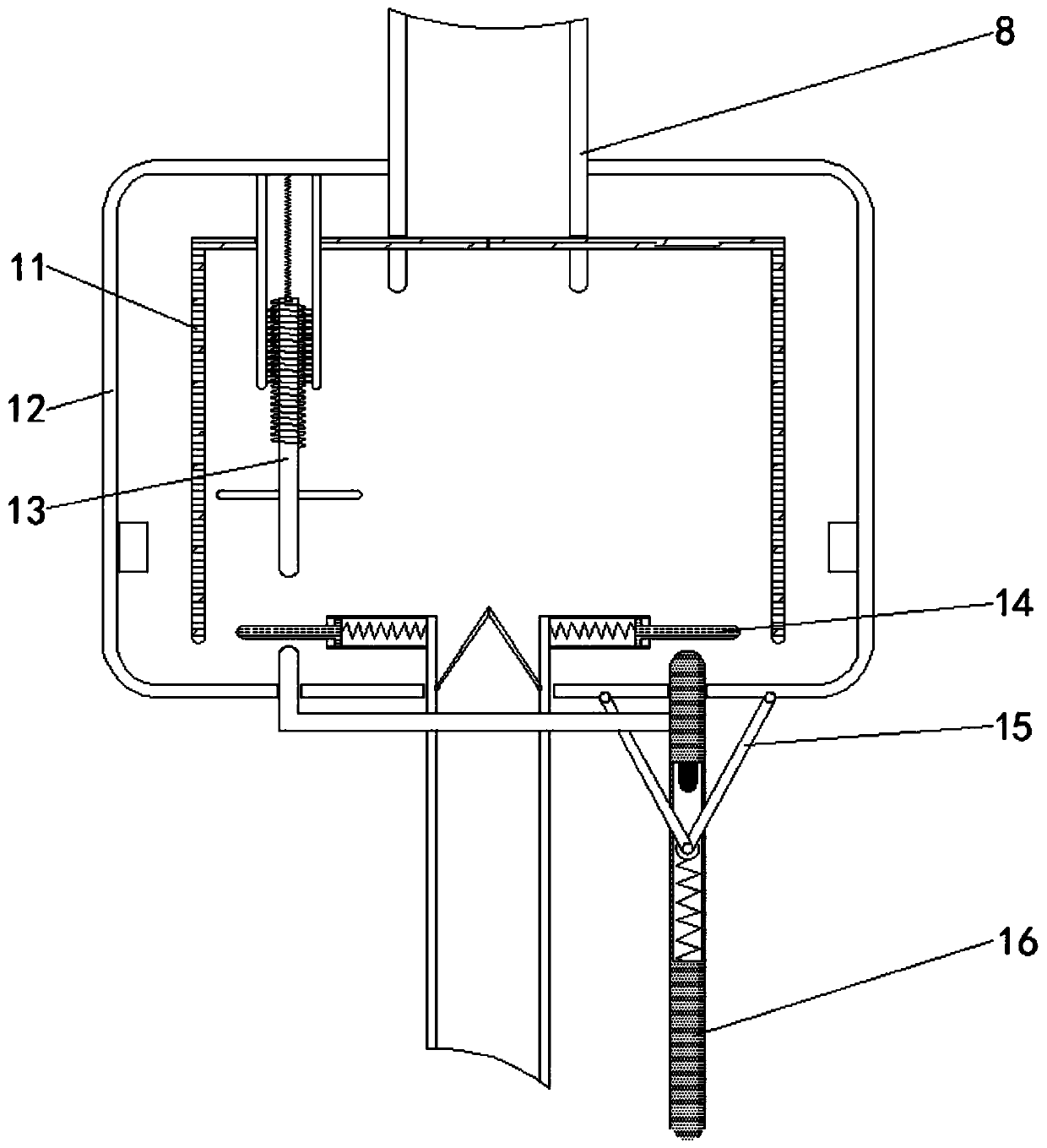 Pipeline water quality detection equipment based on flocculating agent