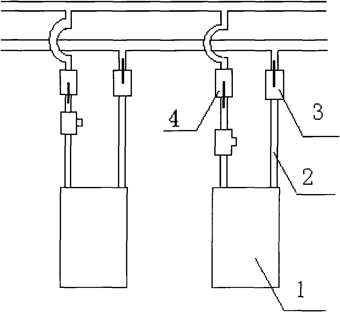 Electricity-saving system of circulating pump in central air conditioner