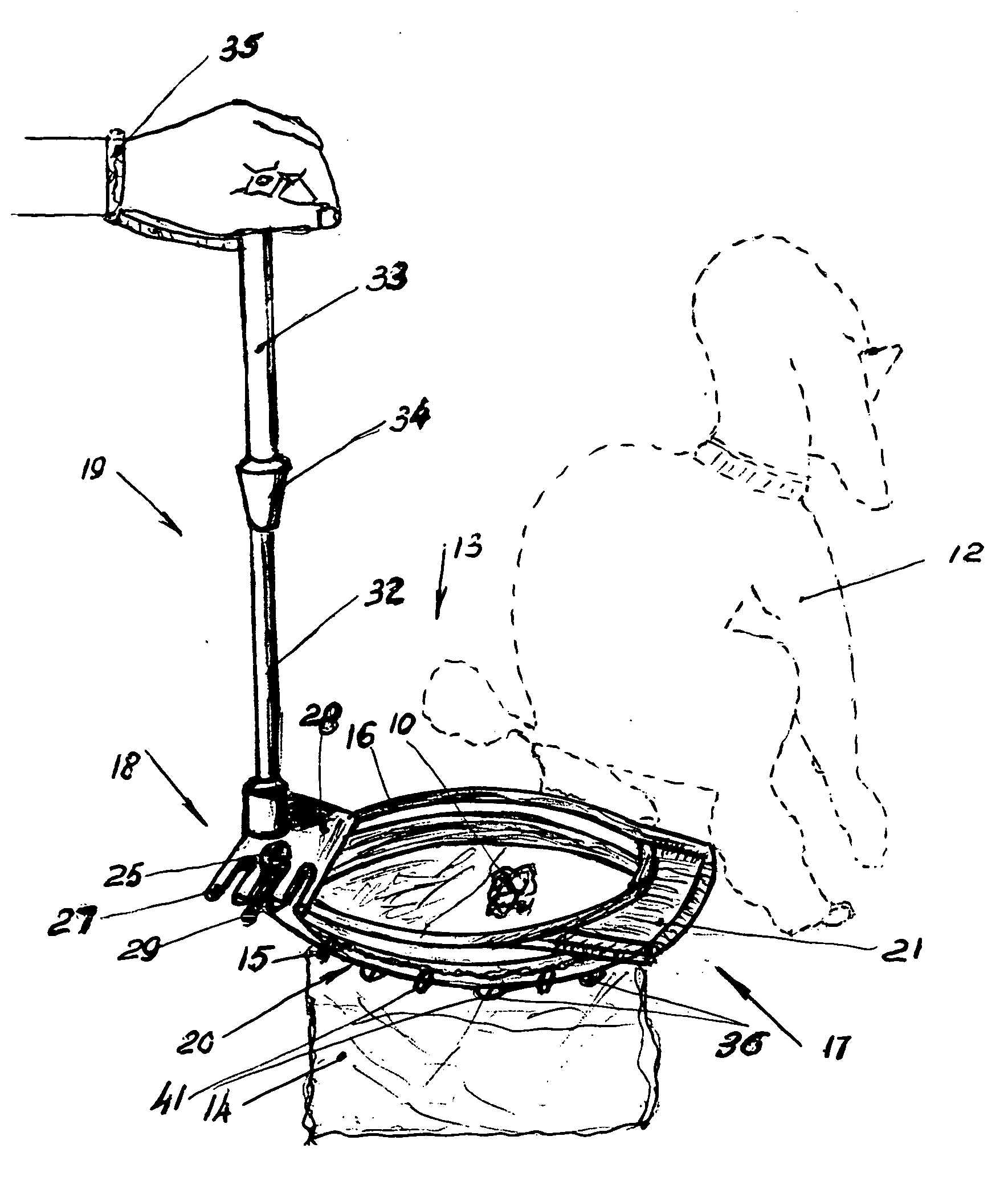 Sanitation device for collecting and disposing of animal droppings
