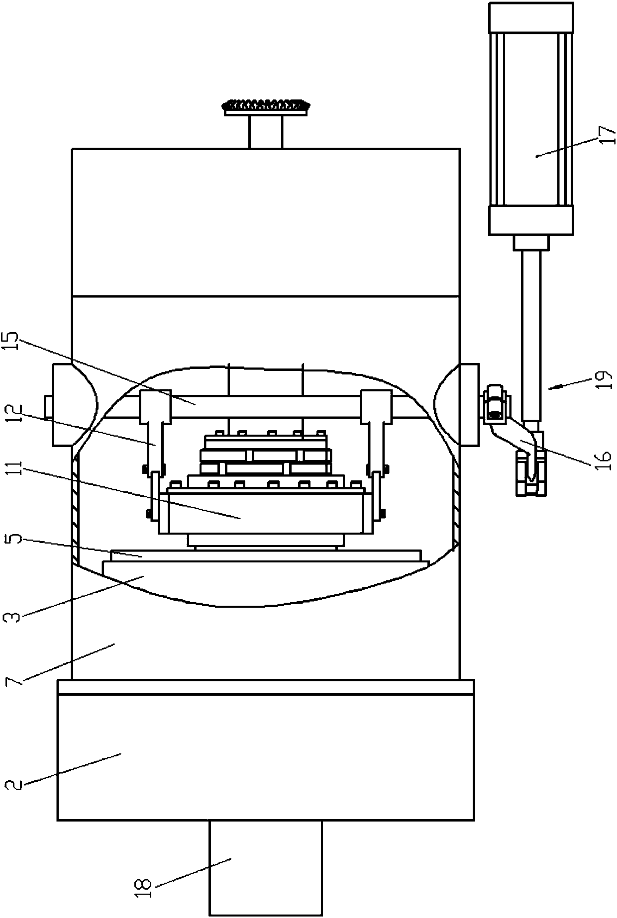 Permanent magnet dual-clutch driving device used for railway diesel locomotive