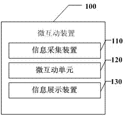 Micro-interaction device, micro-interaction system and micro-interaction method