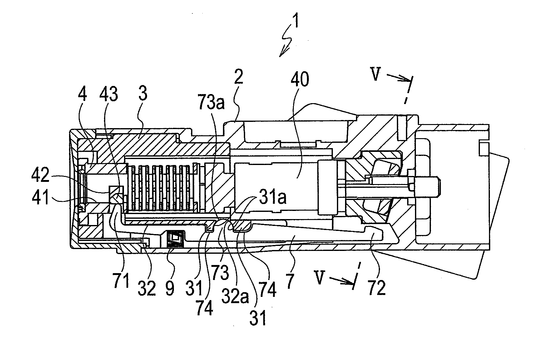 Steering lock device