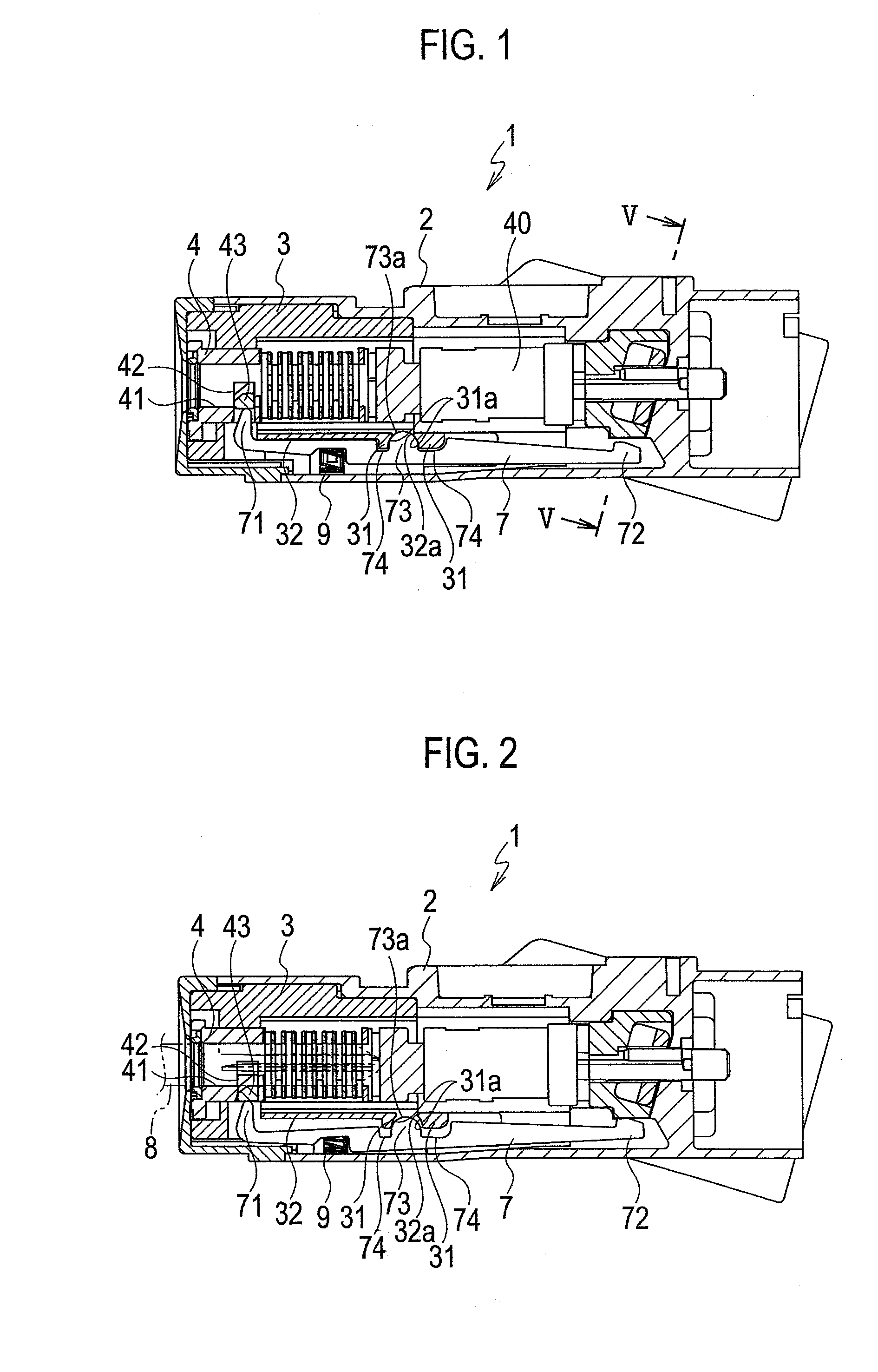 Steering lock device