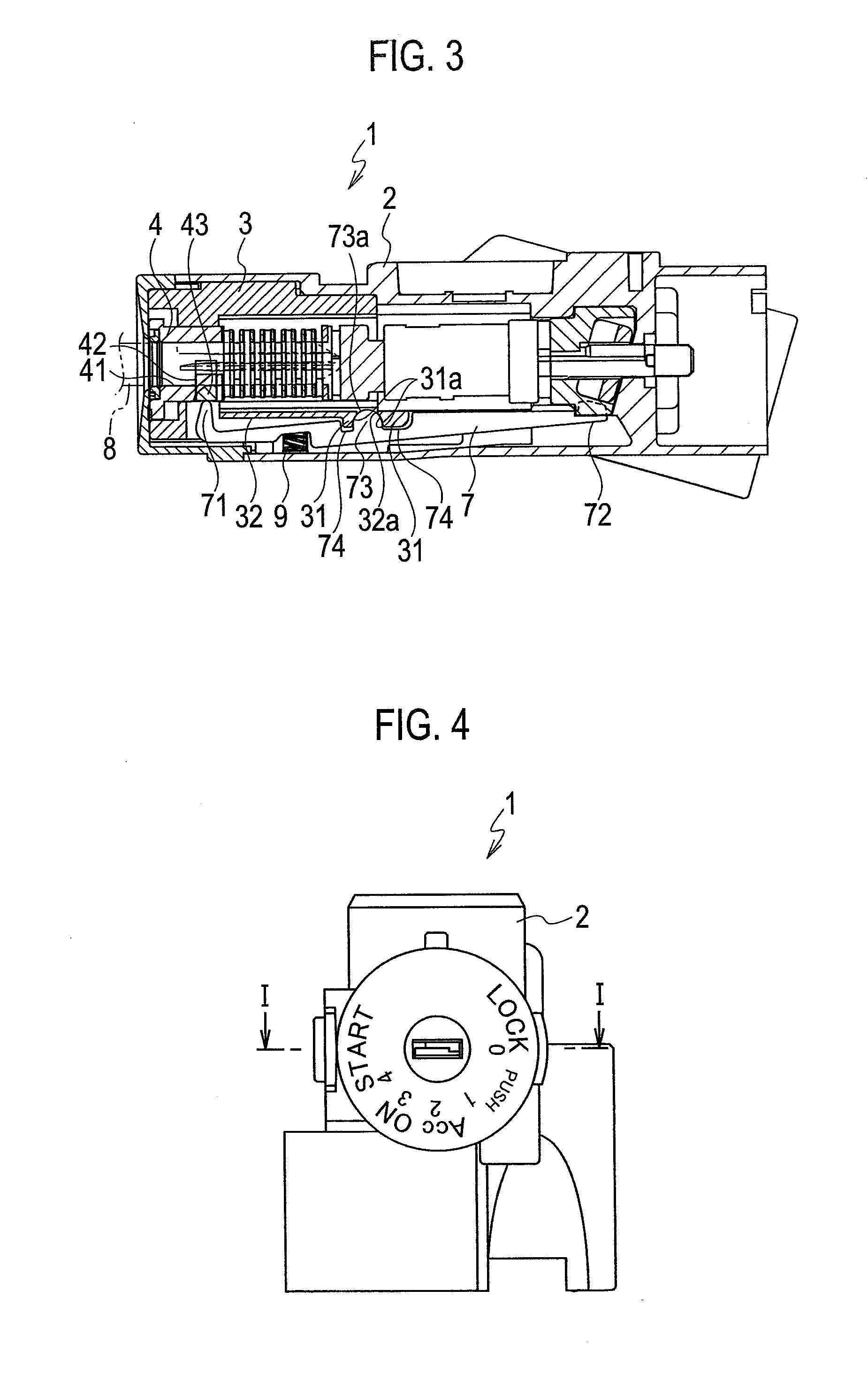 Steering lock device