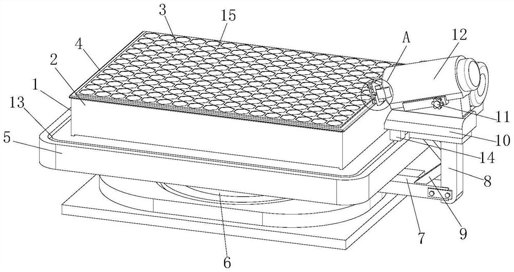 Stain-resistant antibacterial composite latex mattress and production method thereof