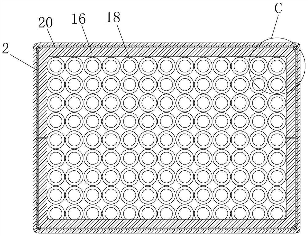 Stain-resistant antibacterial composite latex mattress and production method thereof