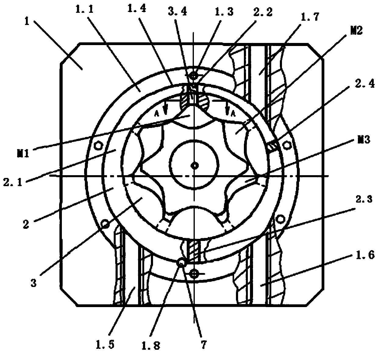 An Inner Meshing Cycloid Gear Hydraulic Converter