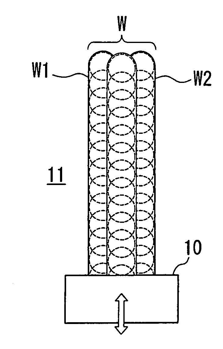 Method for fabricating pattern, apparatus for fabricating pattern, conductive film wiring, method for fabricating device, electro-optical apparatus, and electronic apparatus