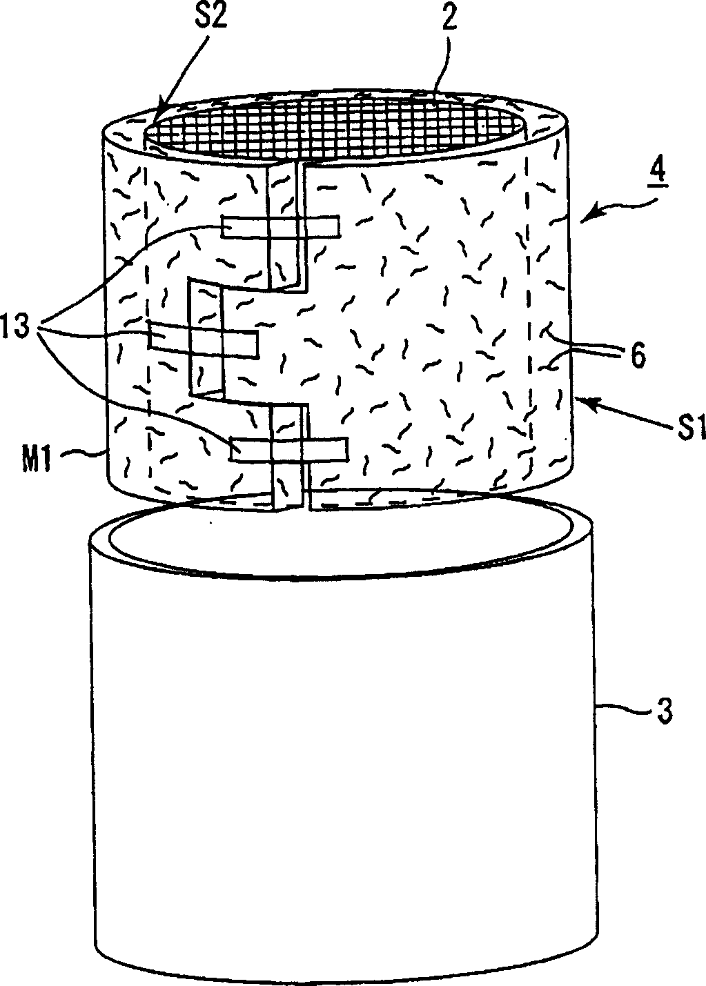 Retaining seal material and production method thereof