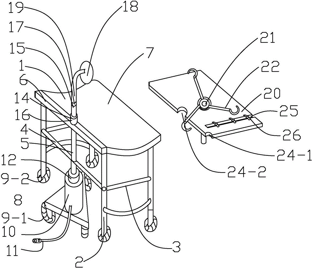 Movable support and usage method of support