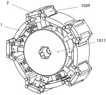 Composite telescopic-diameter walking wheel