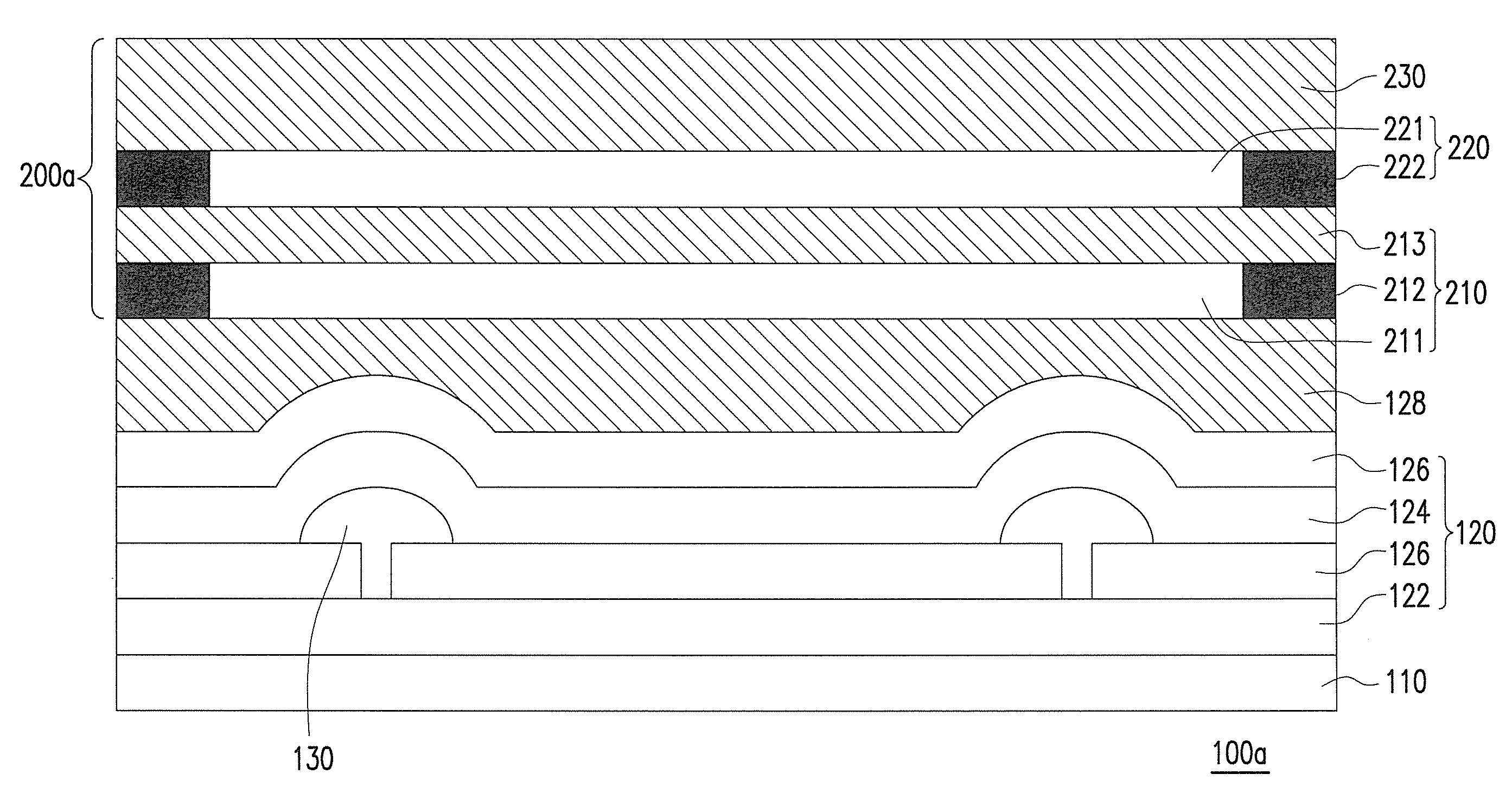 Touch-sensing display apparatus and fabricating method thereof