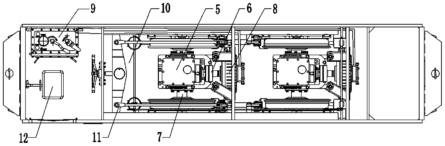 Accumulator disc type electric locomotive