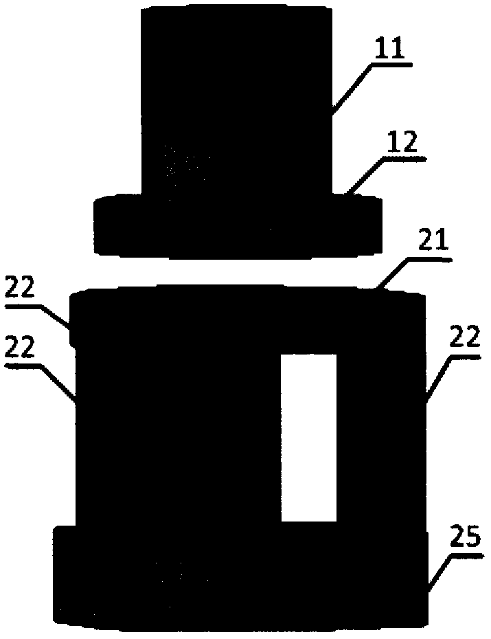 Amphibious key based on electromagnetic induction principle