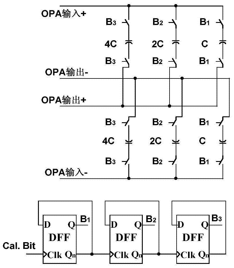 Analog accumulator applied to tdi type cmos image sensor