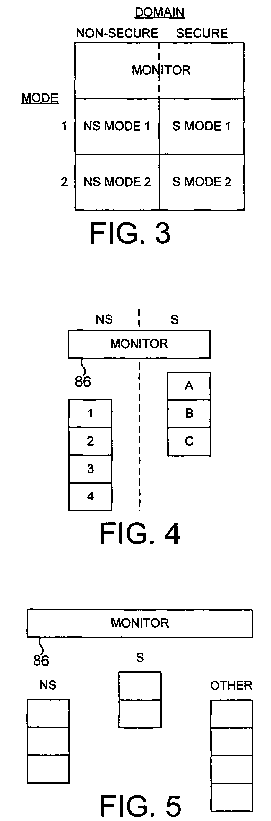 Monitoring control for monitoring at least two domains of multi-domain processors