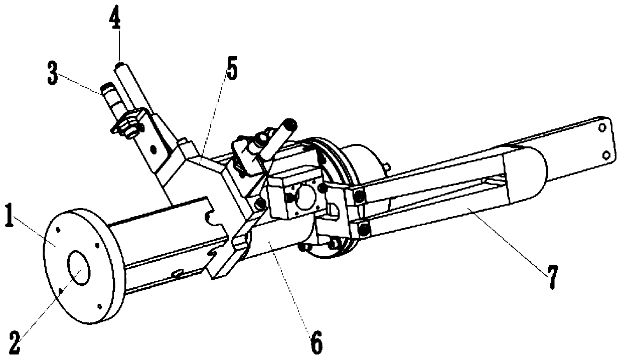 Vehicle-mounted blocking piece mounting tool for finished vehicle