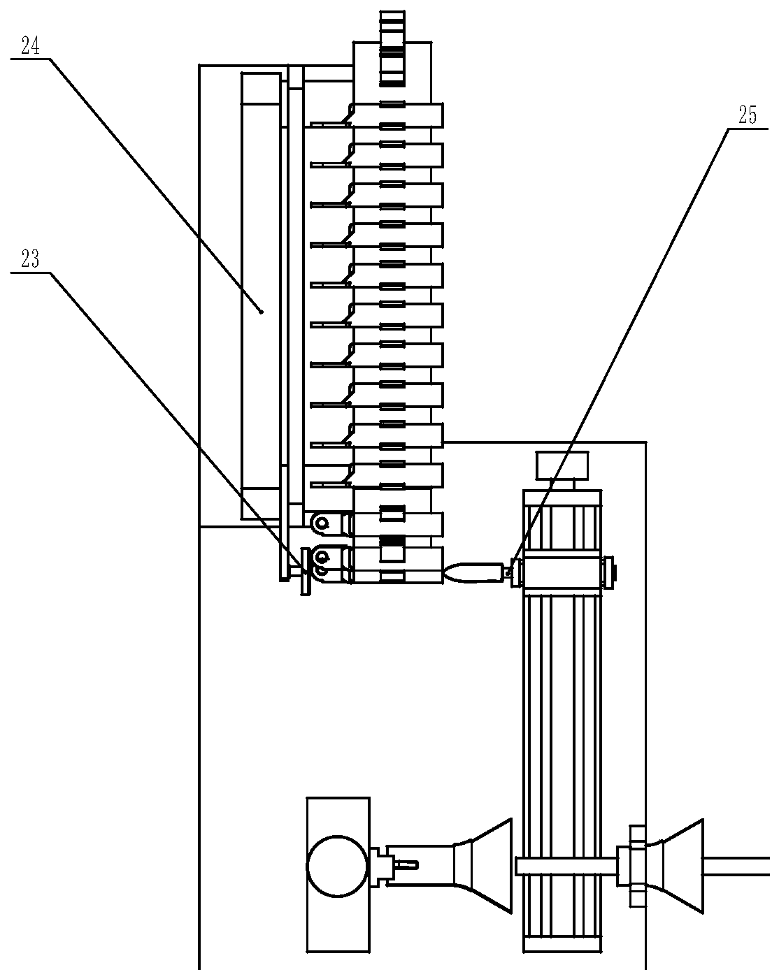 Automatic terminal crimping device and method for distribution wire