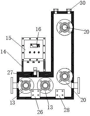 Measurement flowmeter of crude oil single well