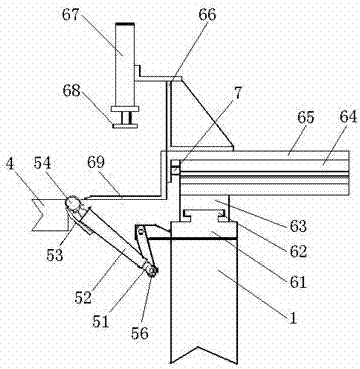 Printing paper stack dividing and conveying device