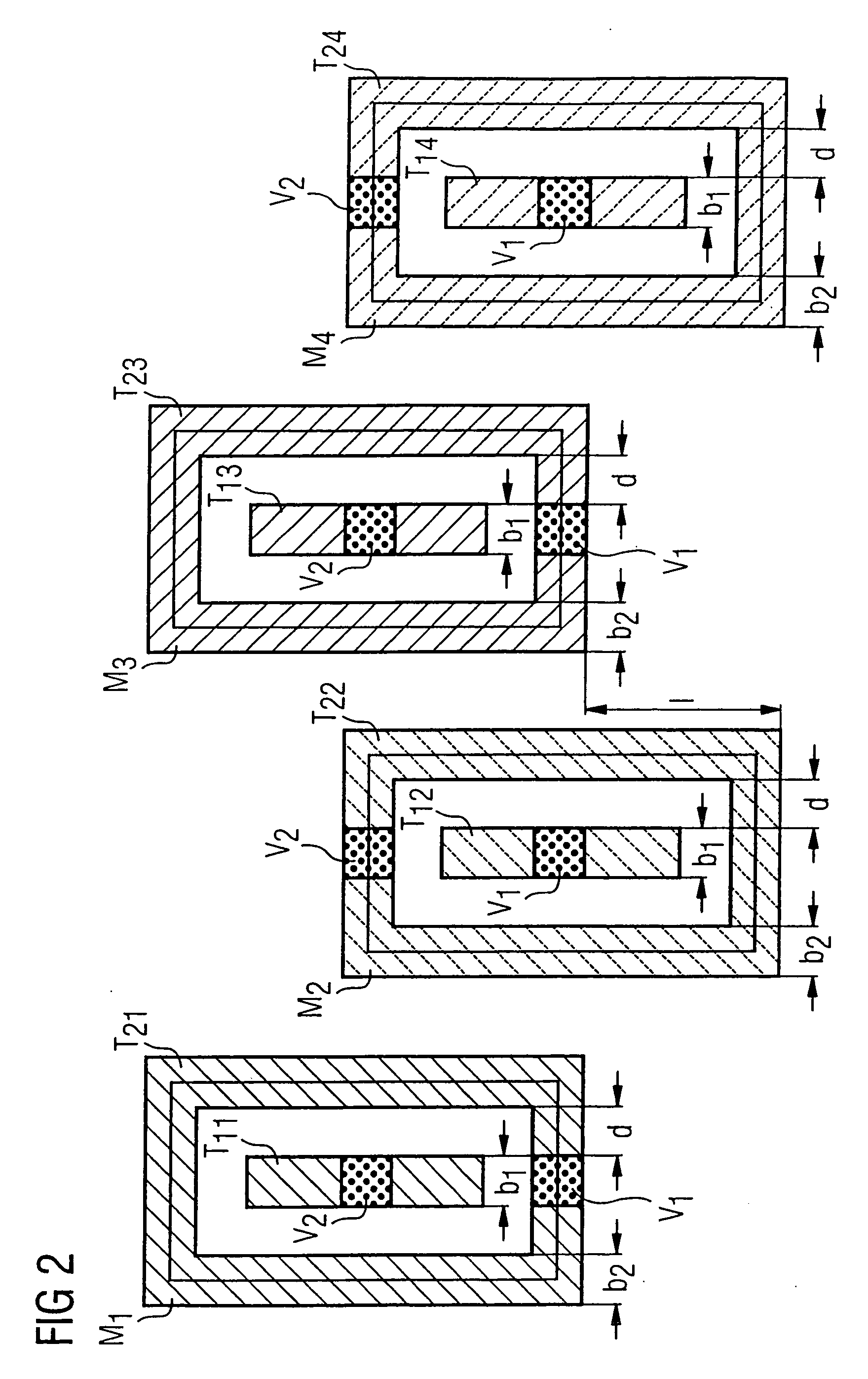 Device with integrated capacitance structure