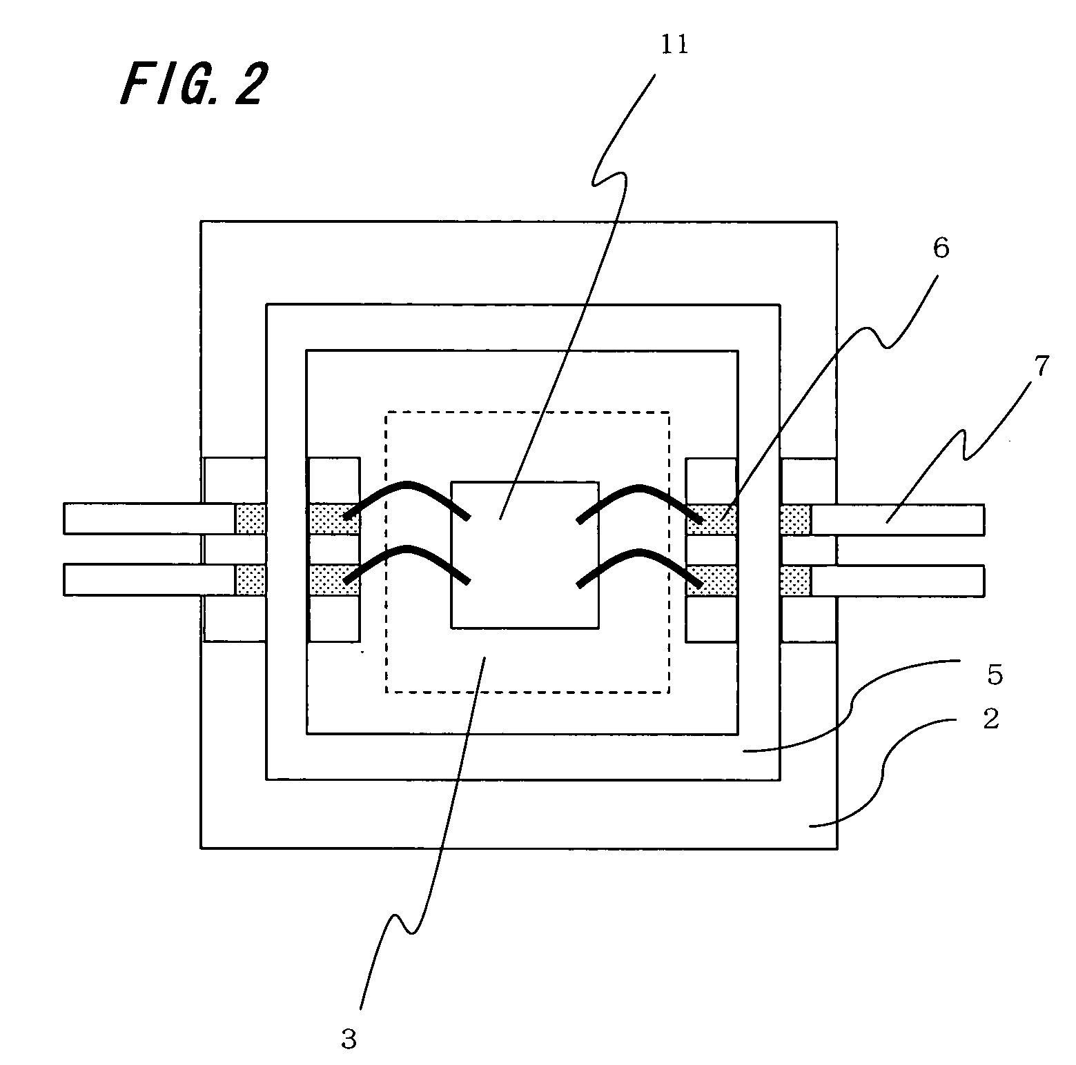 Package for receiving electronic parts, and electronic device and mounting structure thereof