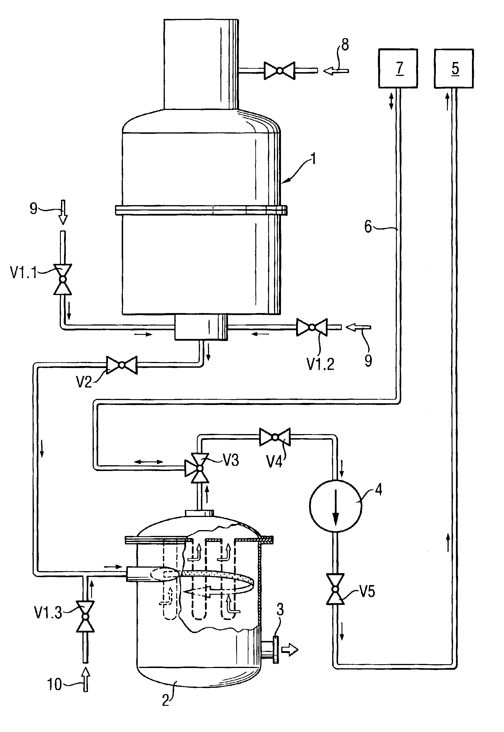 Filtering and inerting of combustible dusts in the process off-gas