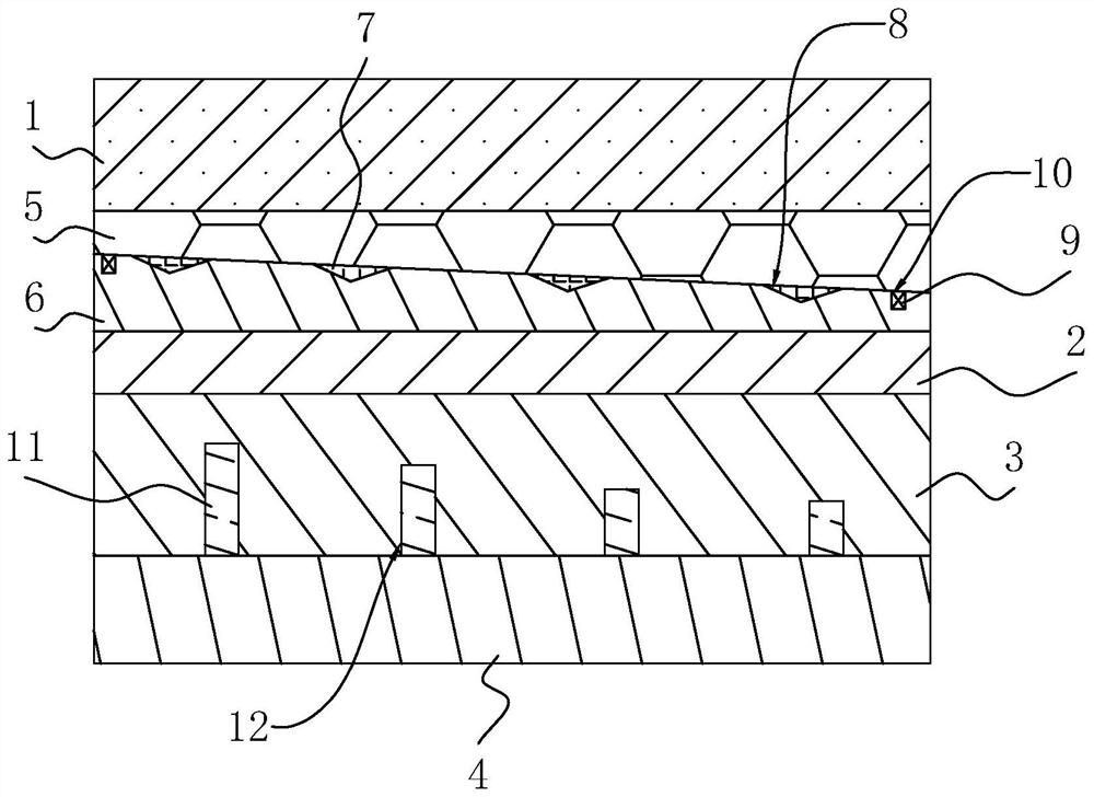 Steel slag pavement structure and construction method thereof