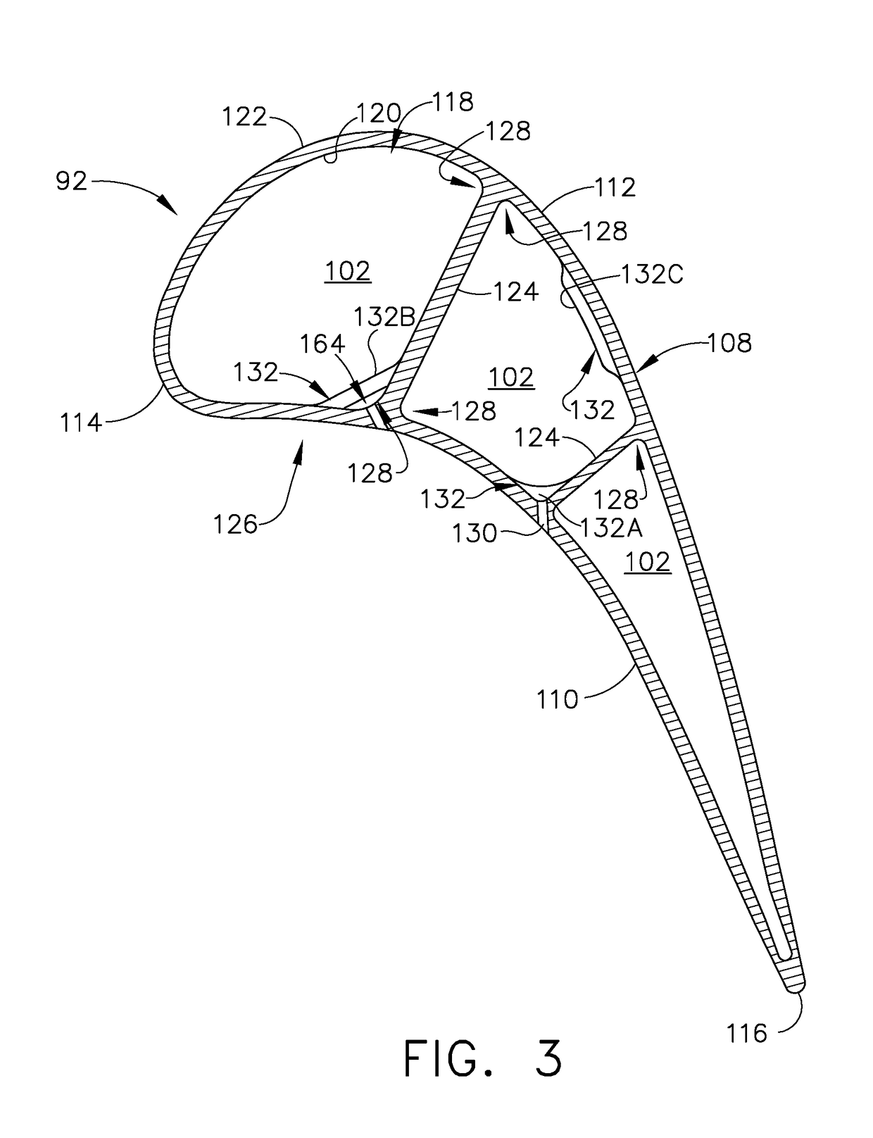 Turbine engine component with deflector