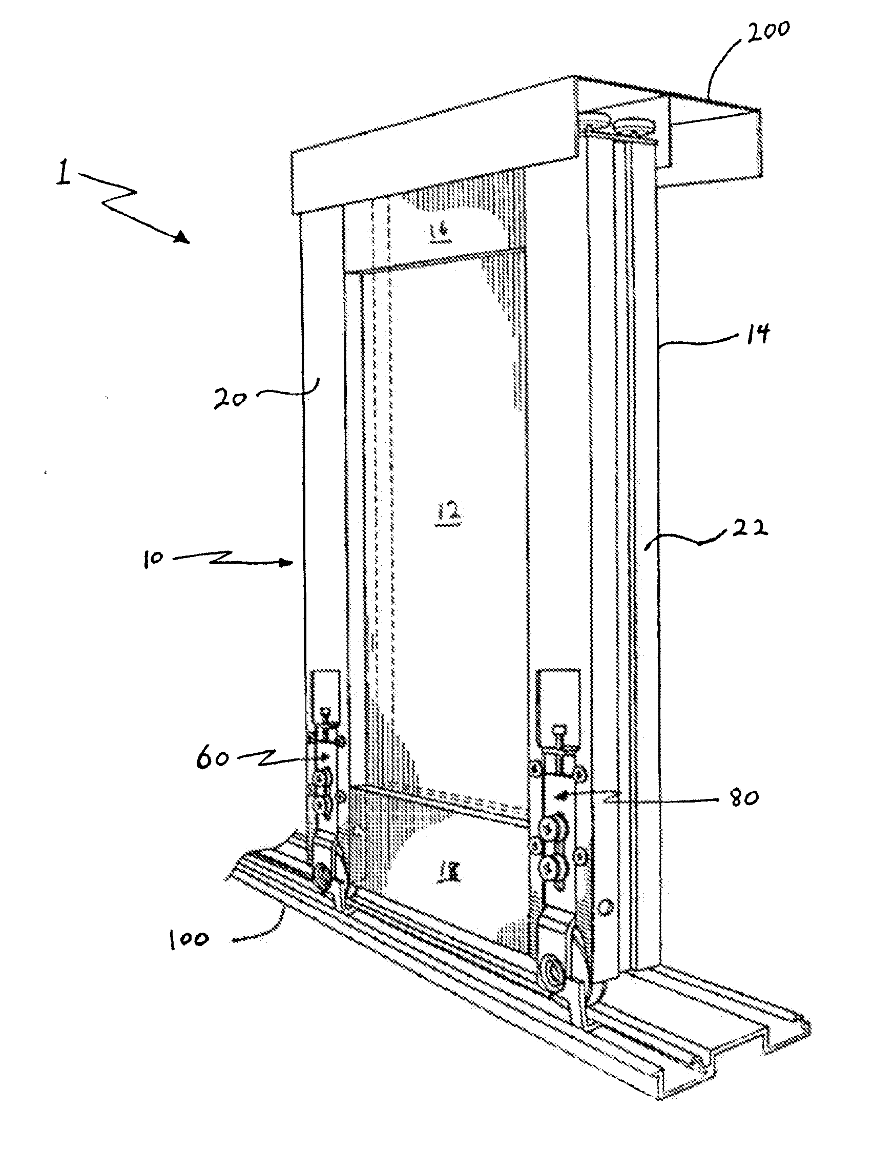 Modular sliding door system
