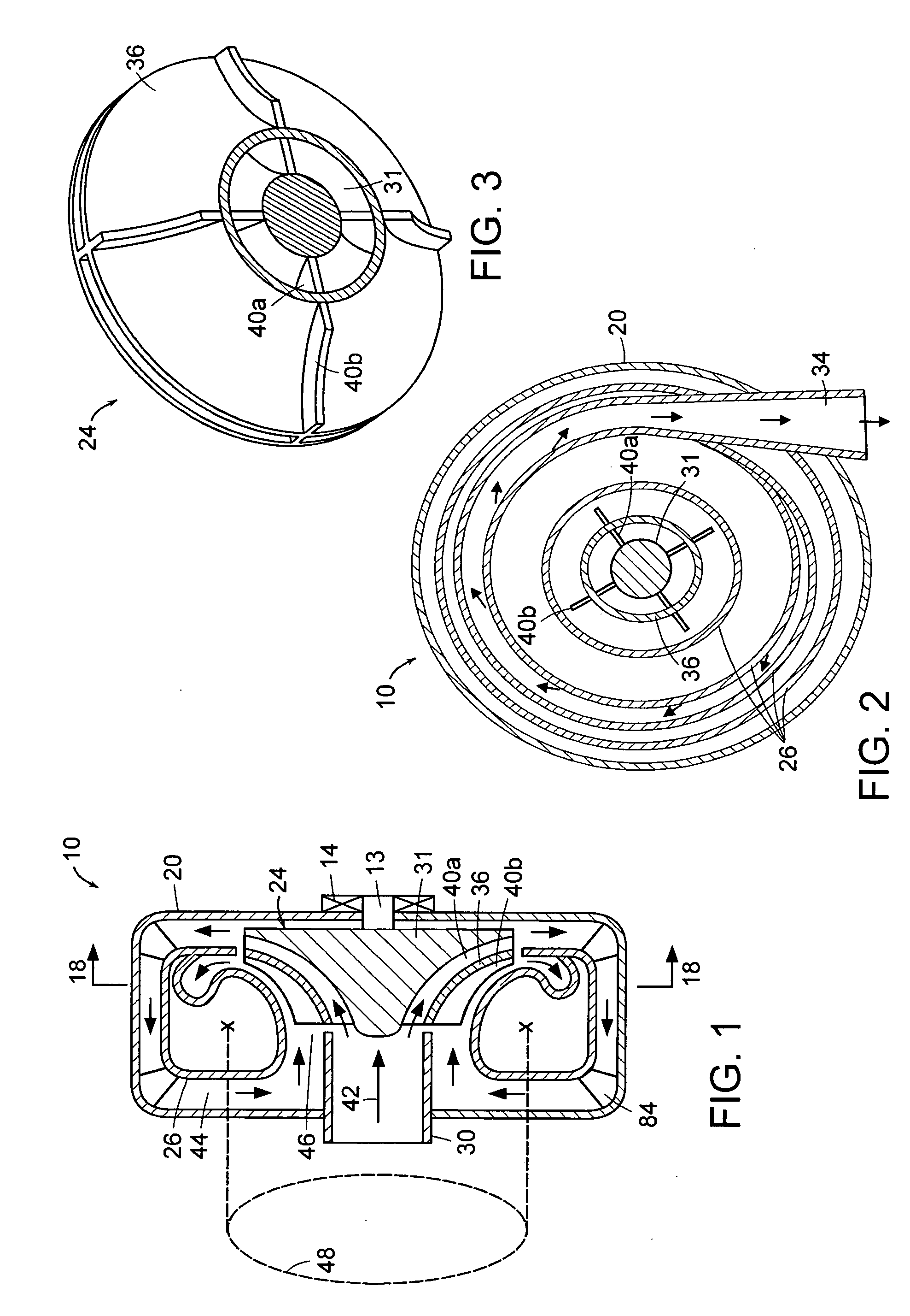 Fluid transfer controllers having a rotor assembly with multiple sets of rotor blades arranged in proximity and about the same hub component and further having barrier components configured to form passages for routing fluid through the multiple sets of rotor blades