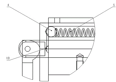 Multi-station positioning locking mechanism