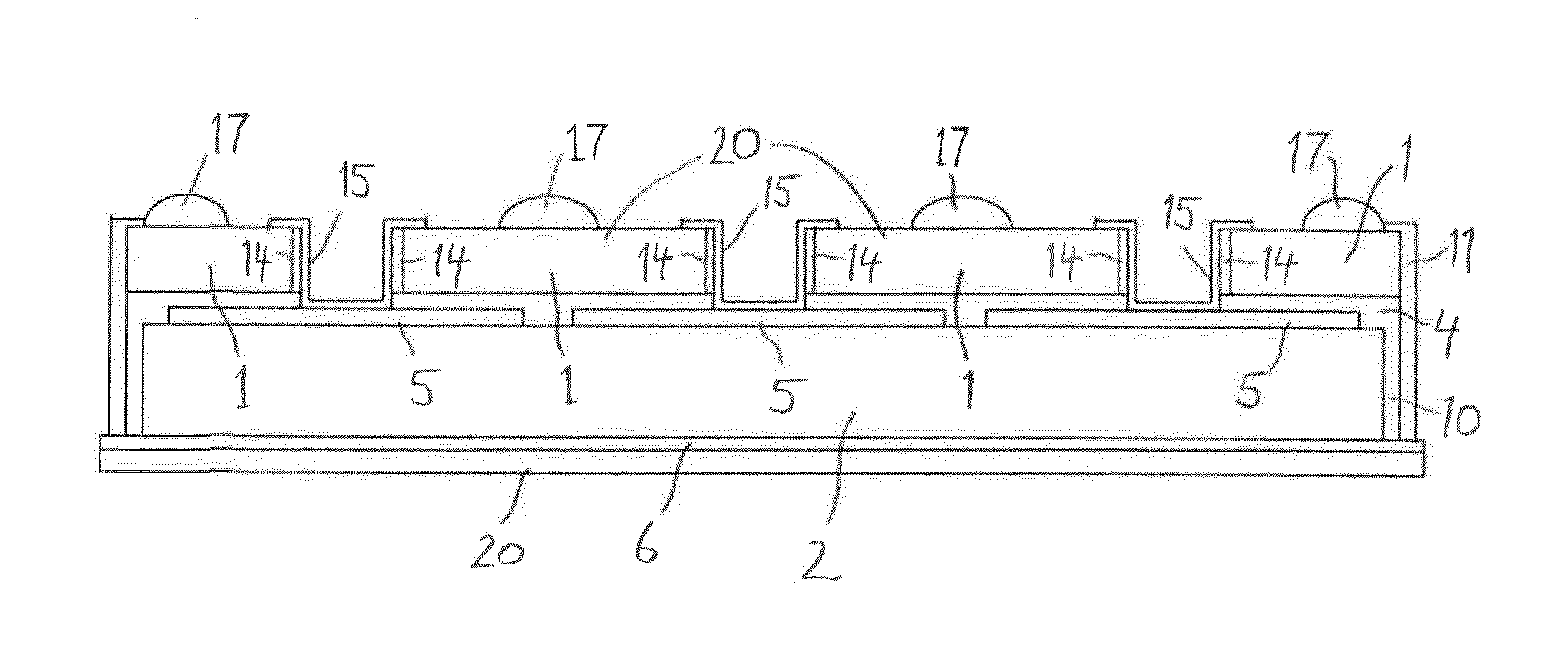 Method of wafer-scale integration of semiconductor devices and semiconductor device