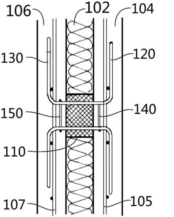 Rigid connectors for sandwich shear wall structures