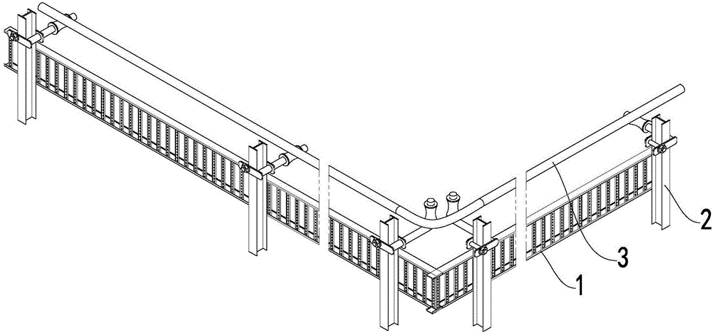 Large-section cable laying method